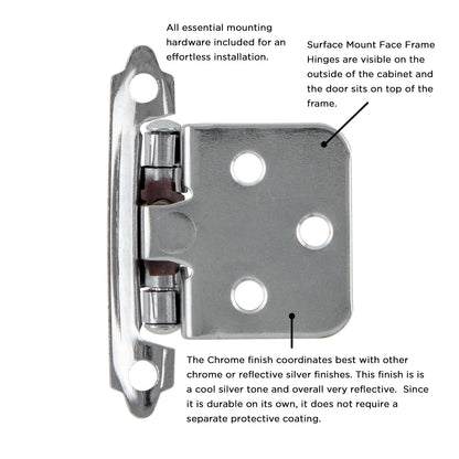 Surface Self-Closing Hinge