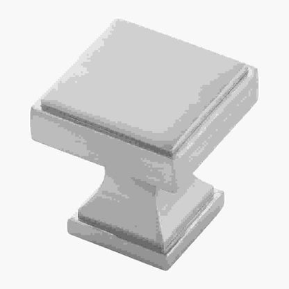 1-1/8 Inch Square Brownstone Square Knob