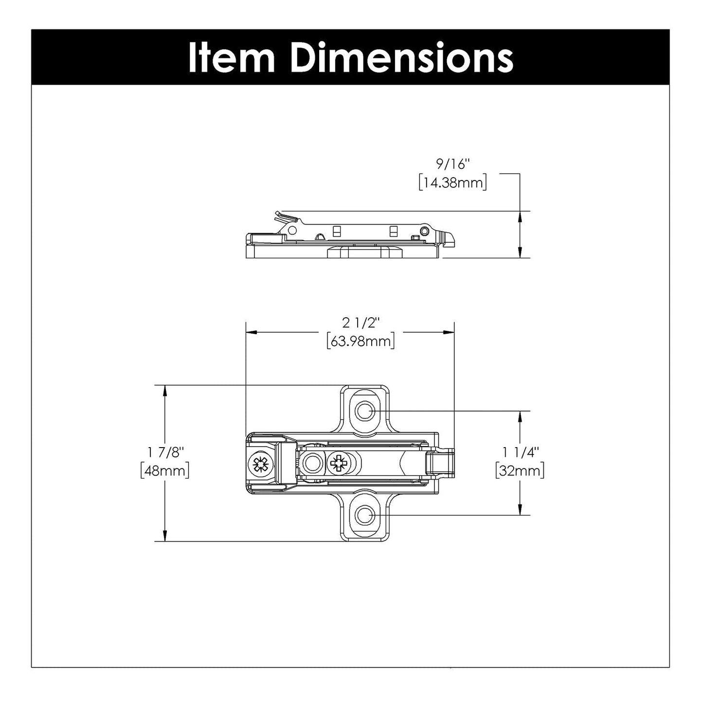 Concealed Soft Close Hinges