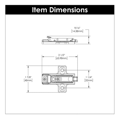 Concealed Soft Close Hinges