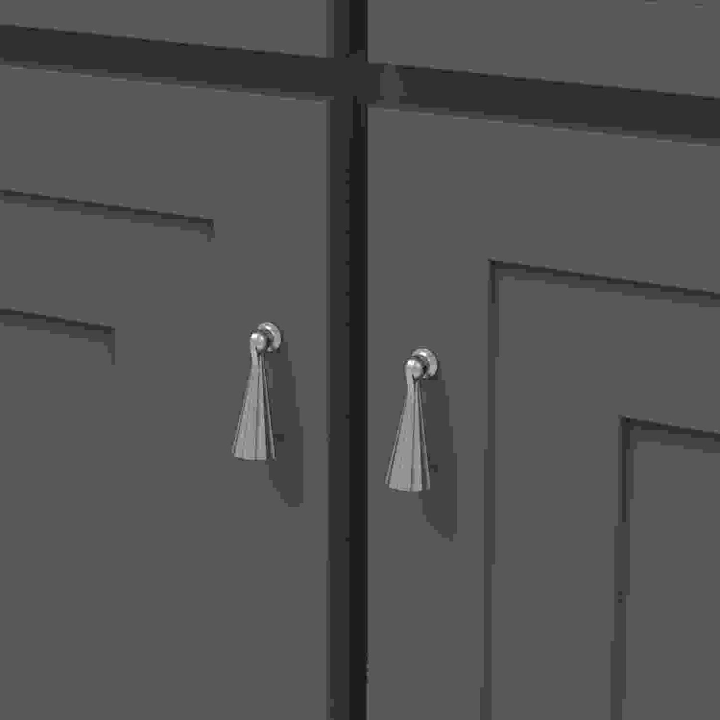 2-7/16 Inch x 7/8 Inch Bijou Laurel Pendant Pull