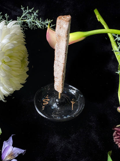 Snake & Runic Ceramic Incense Dishes