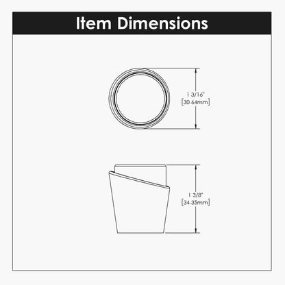 1-1/4 Inch Diameter Firenze Knob
