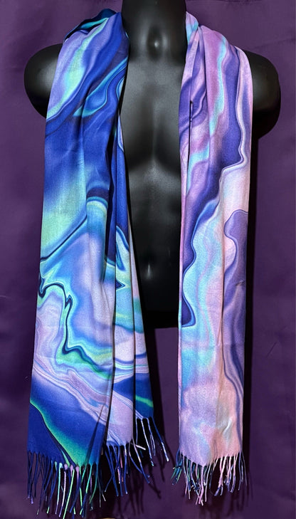 Purple Drip - Pashmina