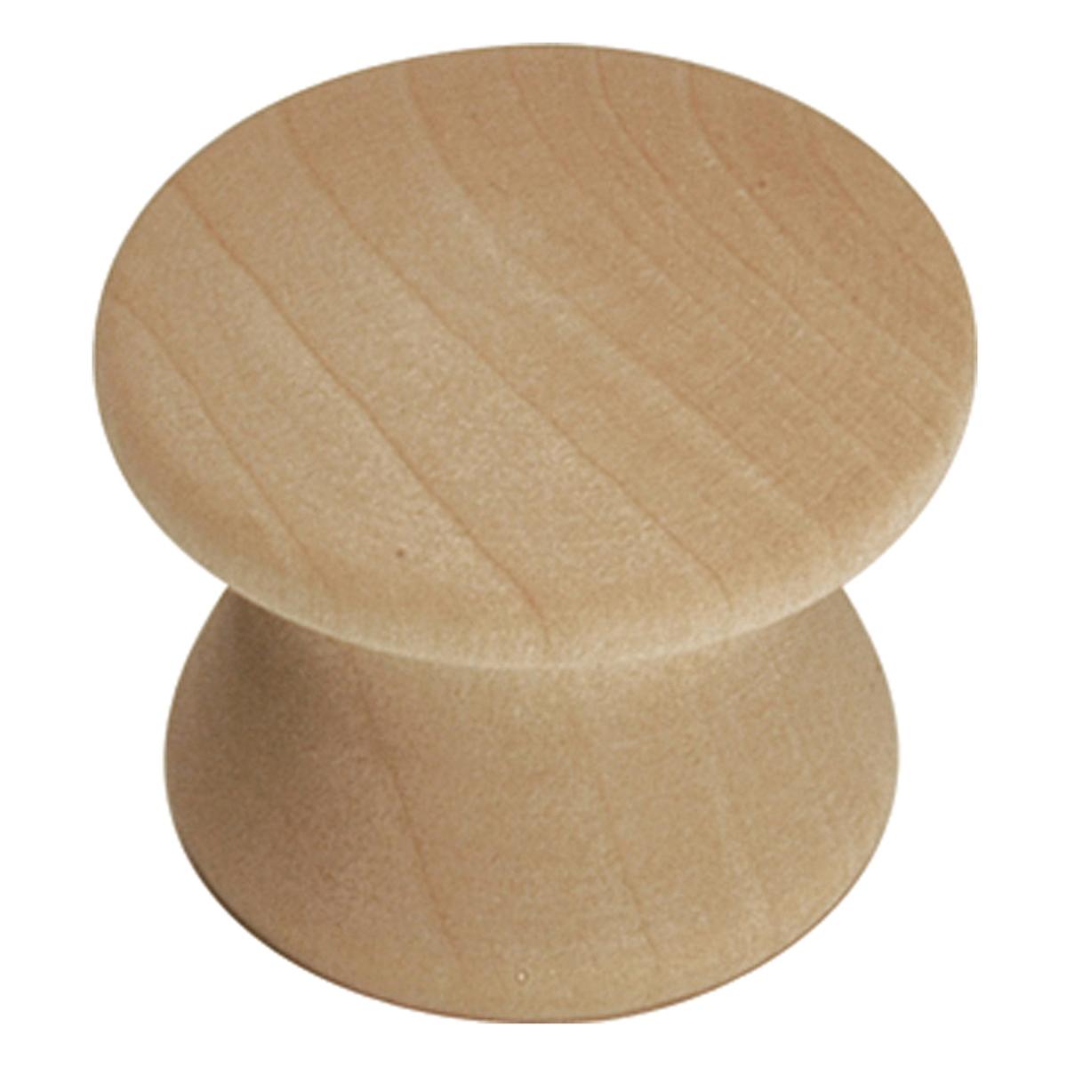 1 Inch Diameter Natural Woodcraft Knob