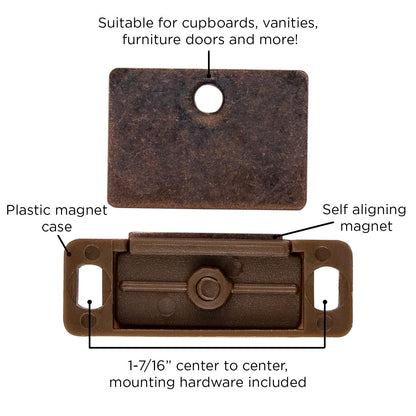 1-7/16 Inch Center to Center Catches