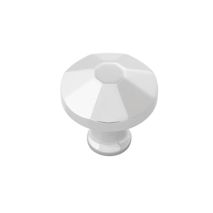 1-3/8 Inch Diameter Facette Round Knob