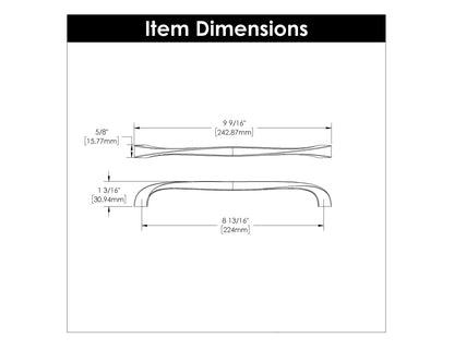 8-13/16 Inch (224mm) Twist Pull