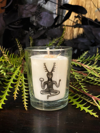 Yule Ritual Candle- Vegan Soy Scented with Essential Oils