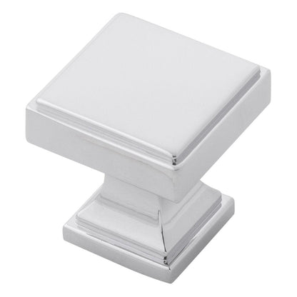 1-1/8 Inch Square Brownstone Square Knob
