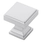 1-1/8 Inch Square Brownstone Square Knob