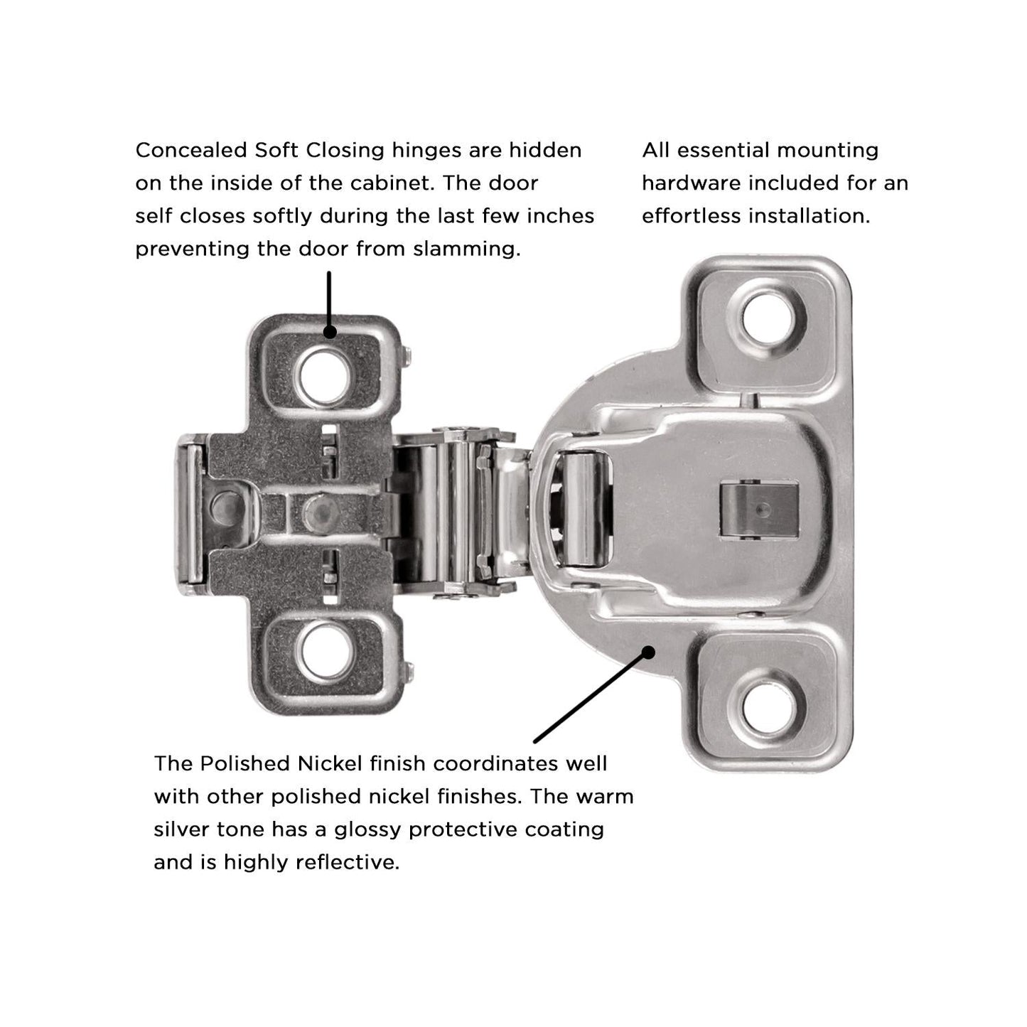 Concealed Soft Close Hinges