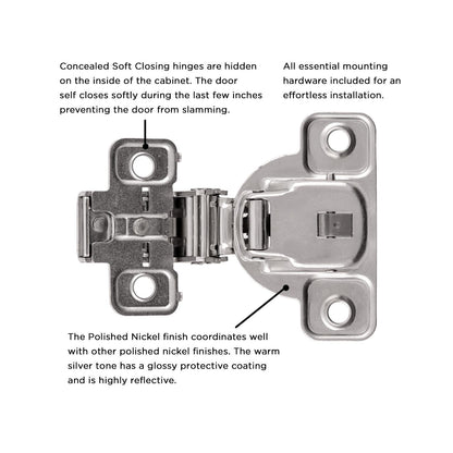 Concealed Soft Close Hinges