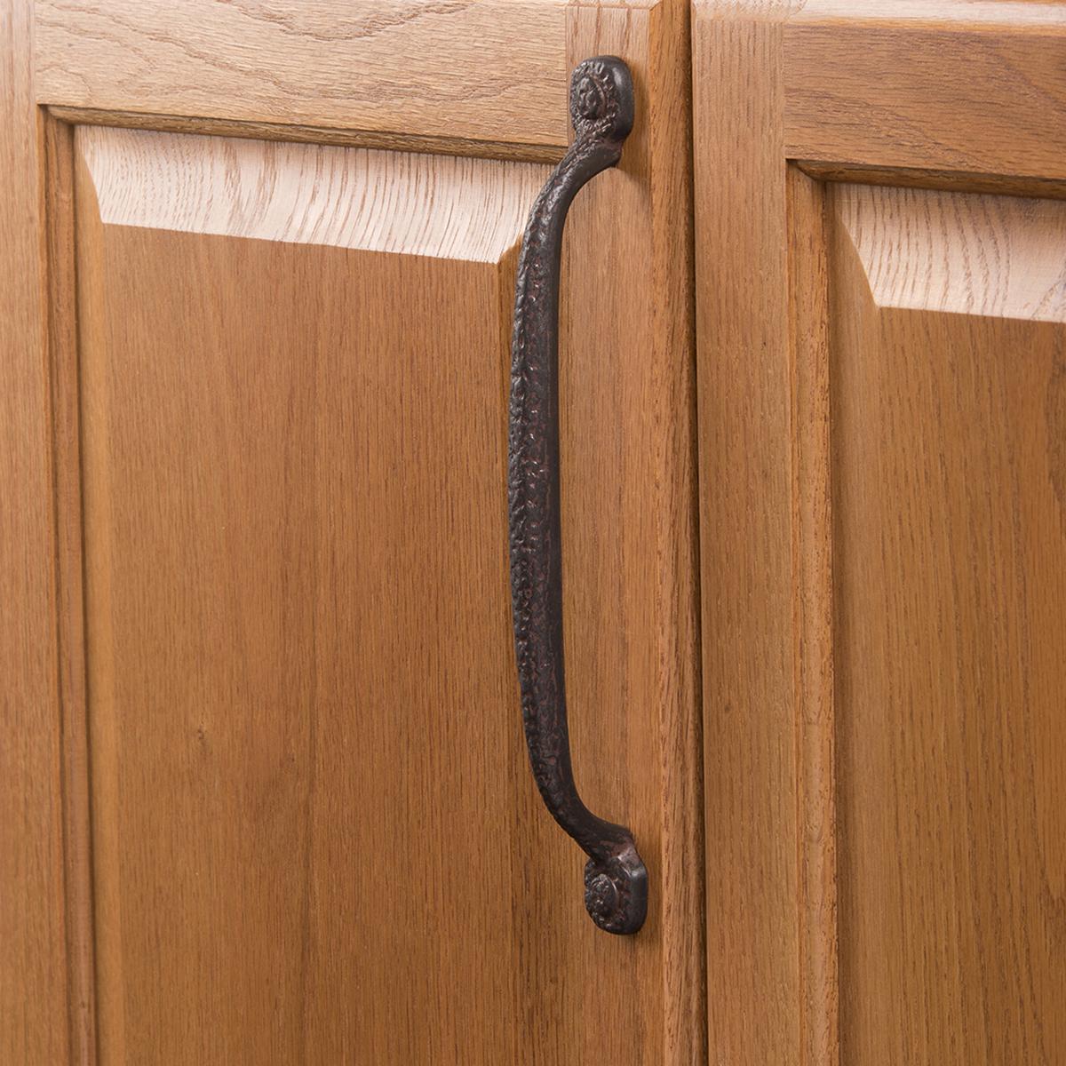 7-9/16 Inch (192mm) Refined Rustic Pull
