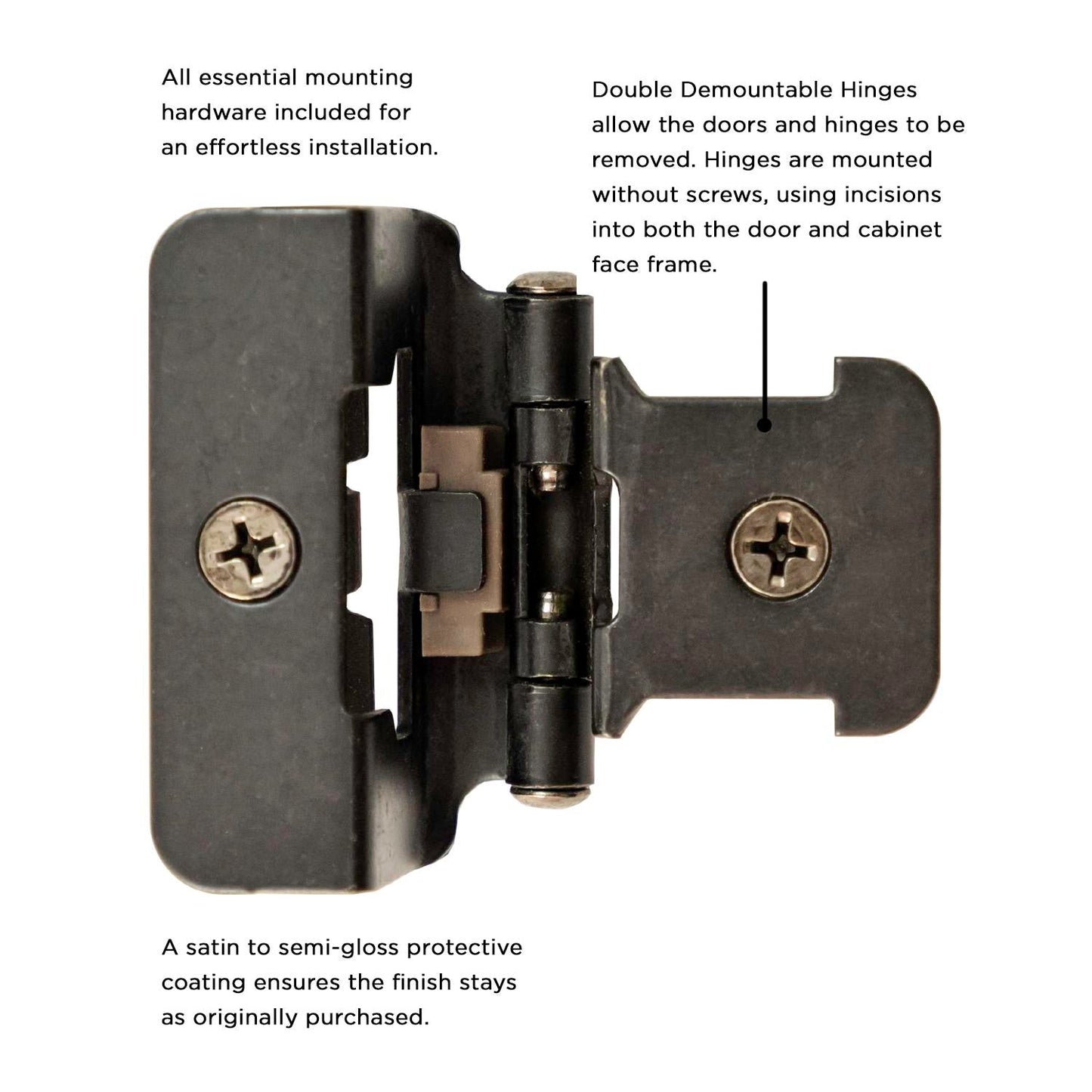 Double Demountable Hinge