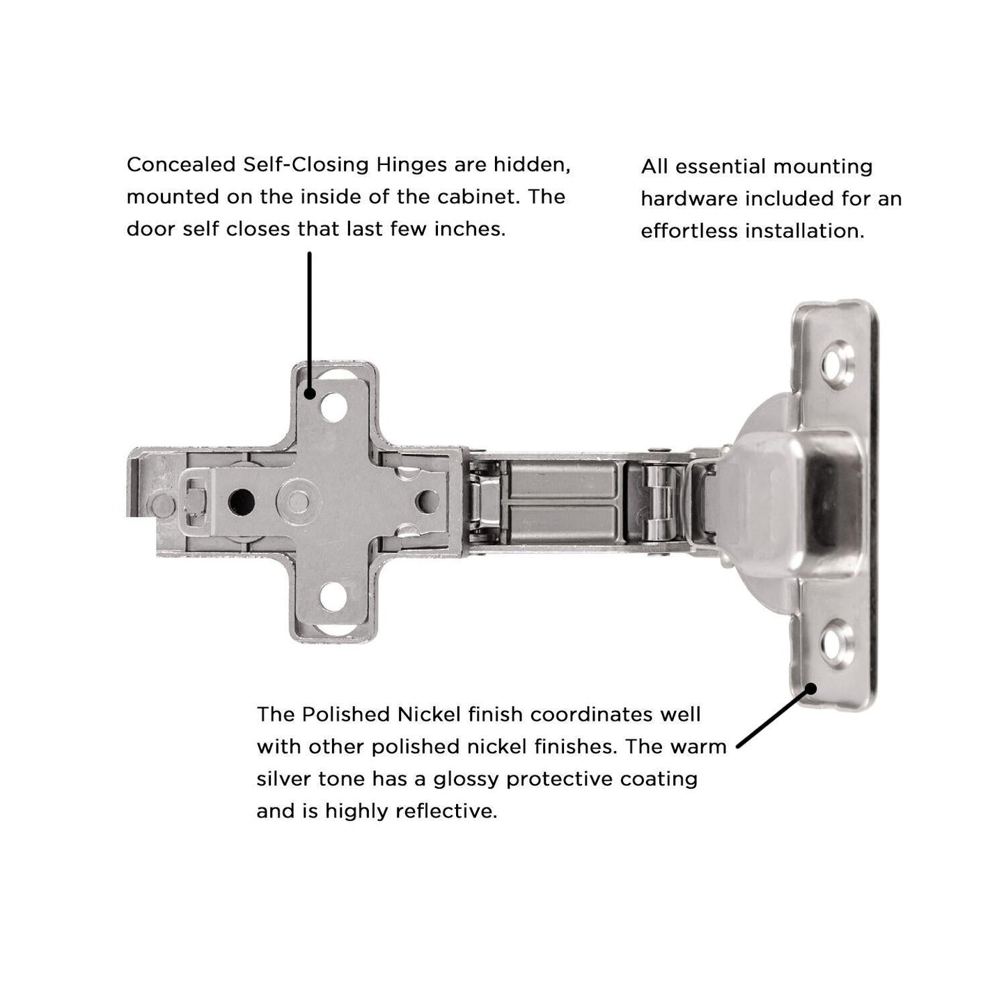 Concealed Self-Closing Hinges