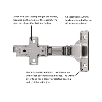 Concealed Self-Closing Hinges