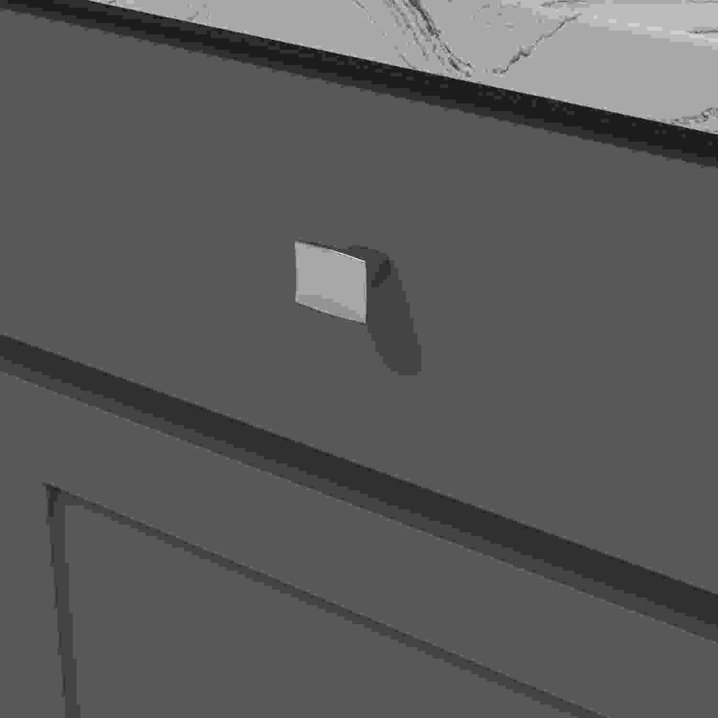 1-1/4 Inch x 1 Inch Channel Rectangular Knob