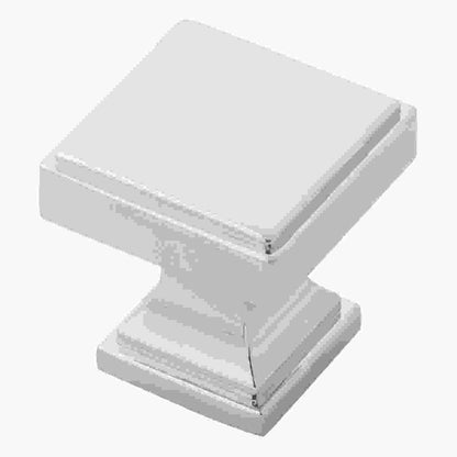 1-1/8 Inch Square Brownstone Square Knob