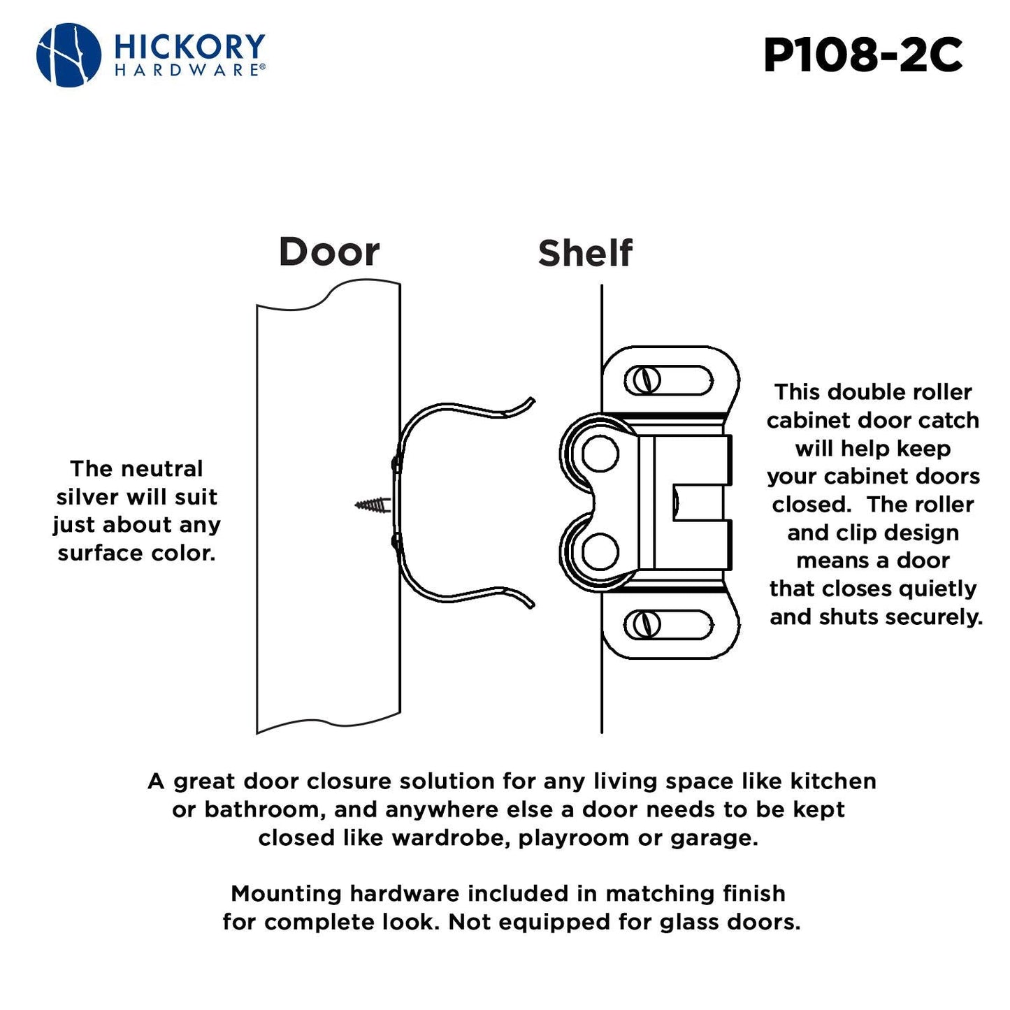 1-3/8 Inch Center to Center Catches