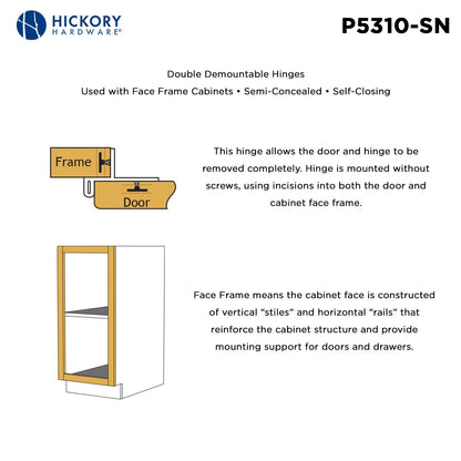 Double Demountable Hinge