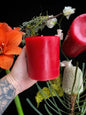 Red Beeswax Pillar Ritual Candles