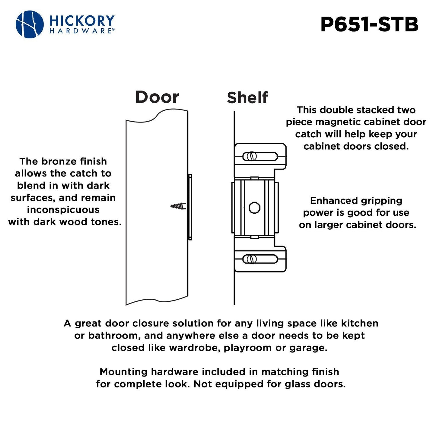 2 Inch Center to Center Catches