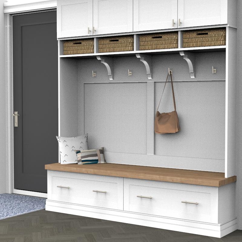 7/8 Inch Center to Center Bar Pulls Hook