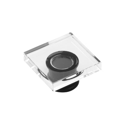1-3/8 Inch Square Crystal Palace Knob