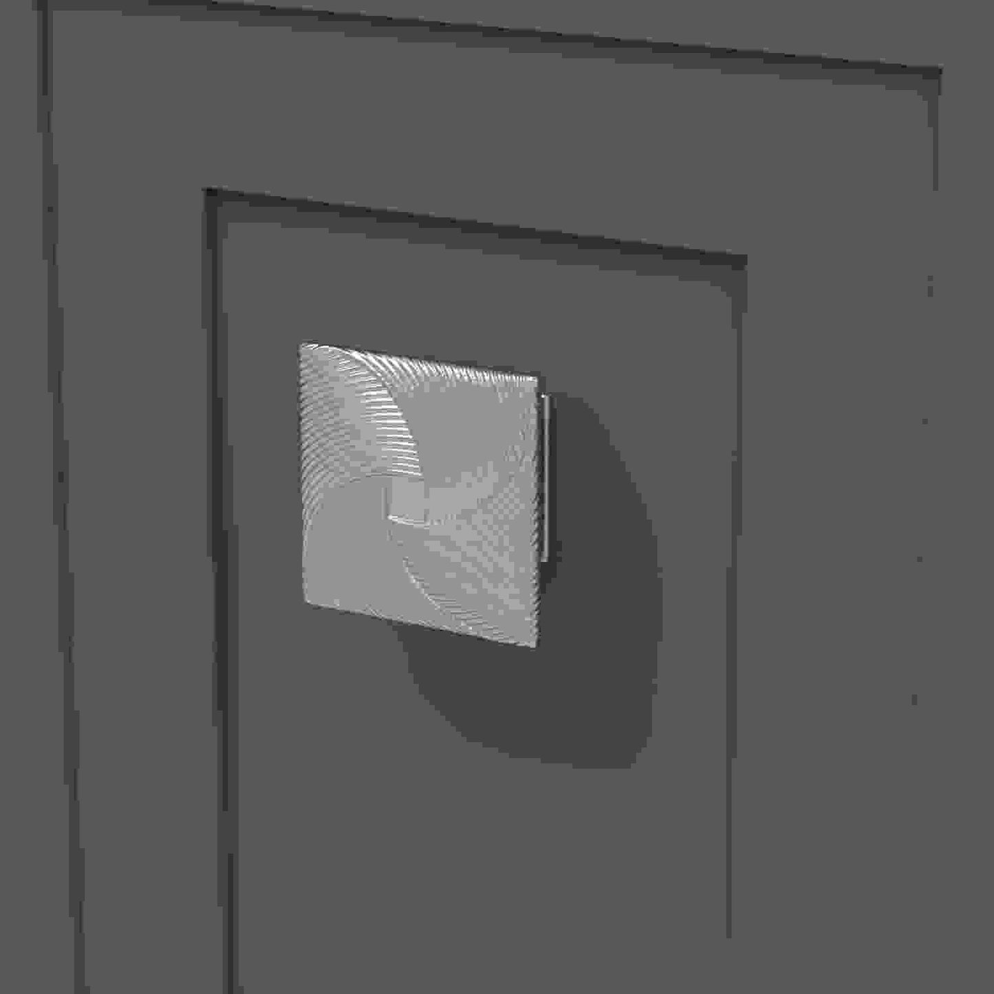 3-1/2 Inch Square Bijou Tempest Square Knob