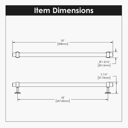 18 Inch Center to Center Ostia Appliance Pull