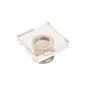 1-3/8 Inch Square Crystal Palace Knob