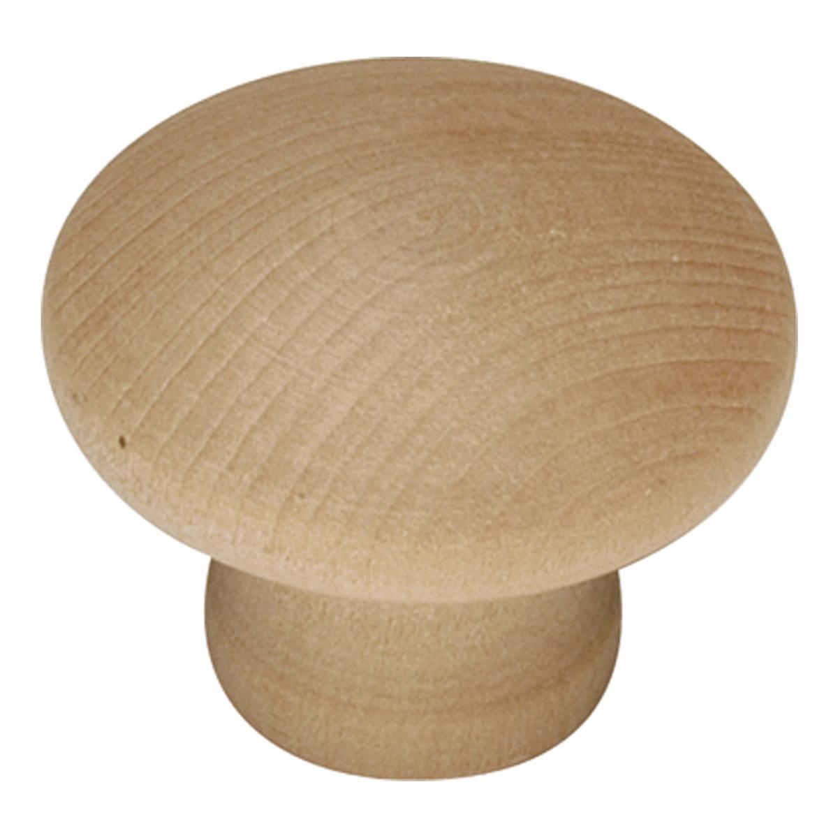 1-1/4 Inch Diameter Natural Woodcraft Knob