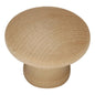 1-1/4 Inch Diameter Natural Woodcraft Knob