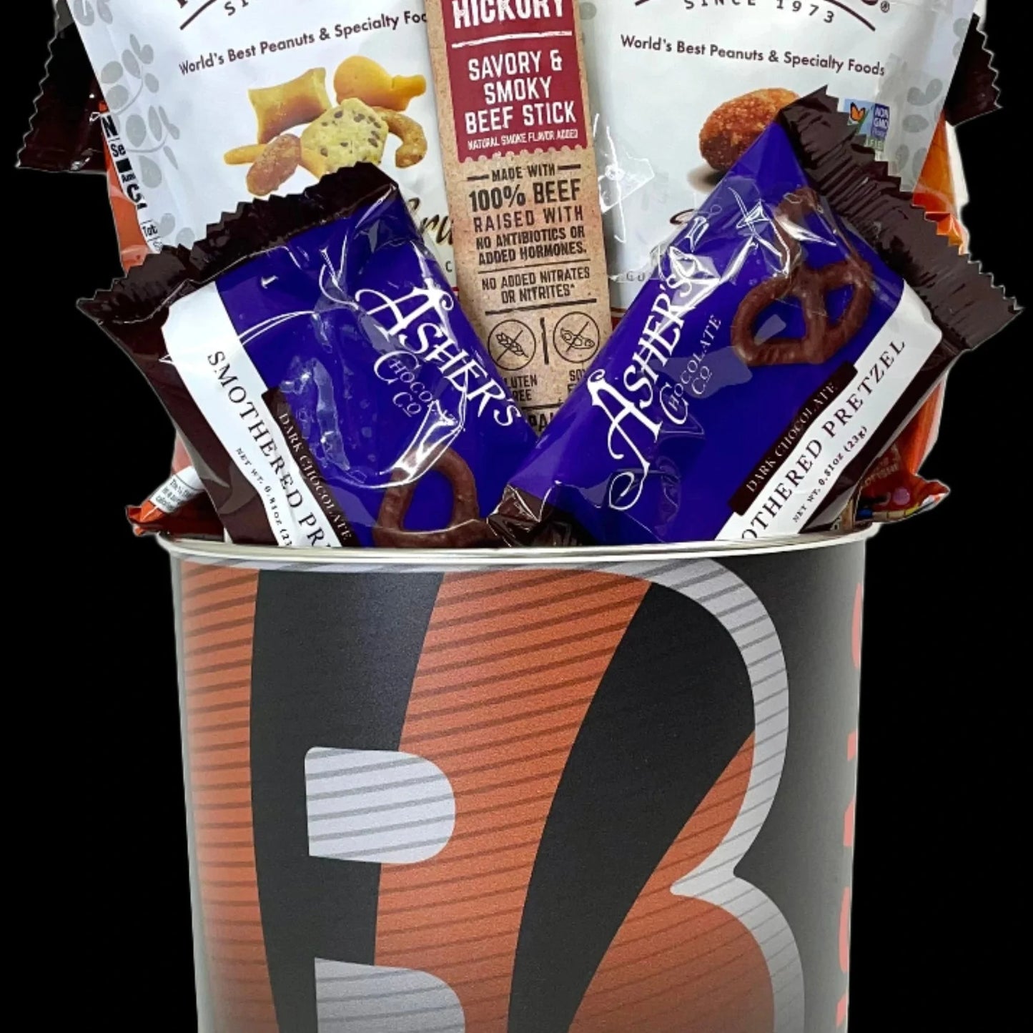 JGB Sports - Cincinnati Bengals Gift Tin Basket - Made In America