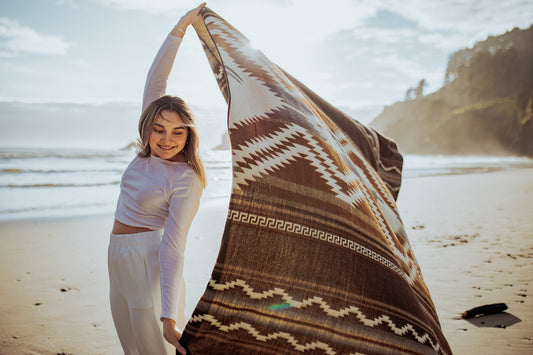 Shuar Blanket - Dusty | Blankets | Kitchen + Metal