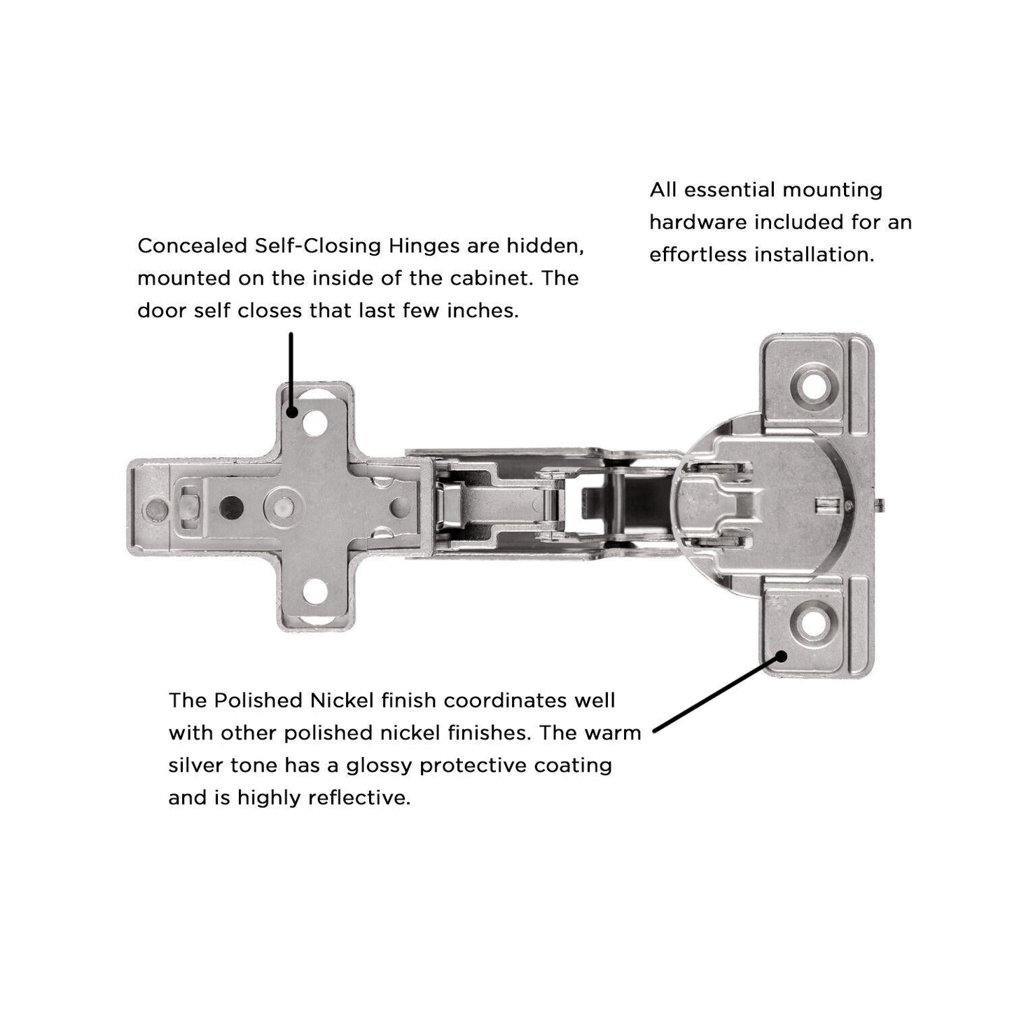 Concealed Self-Closing Hinges