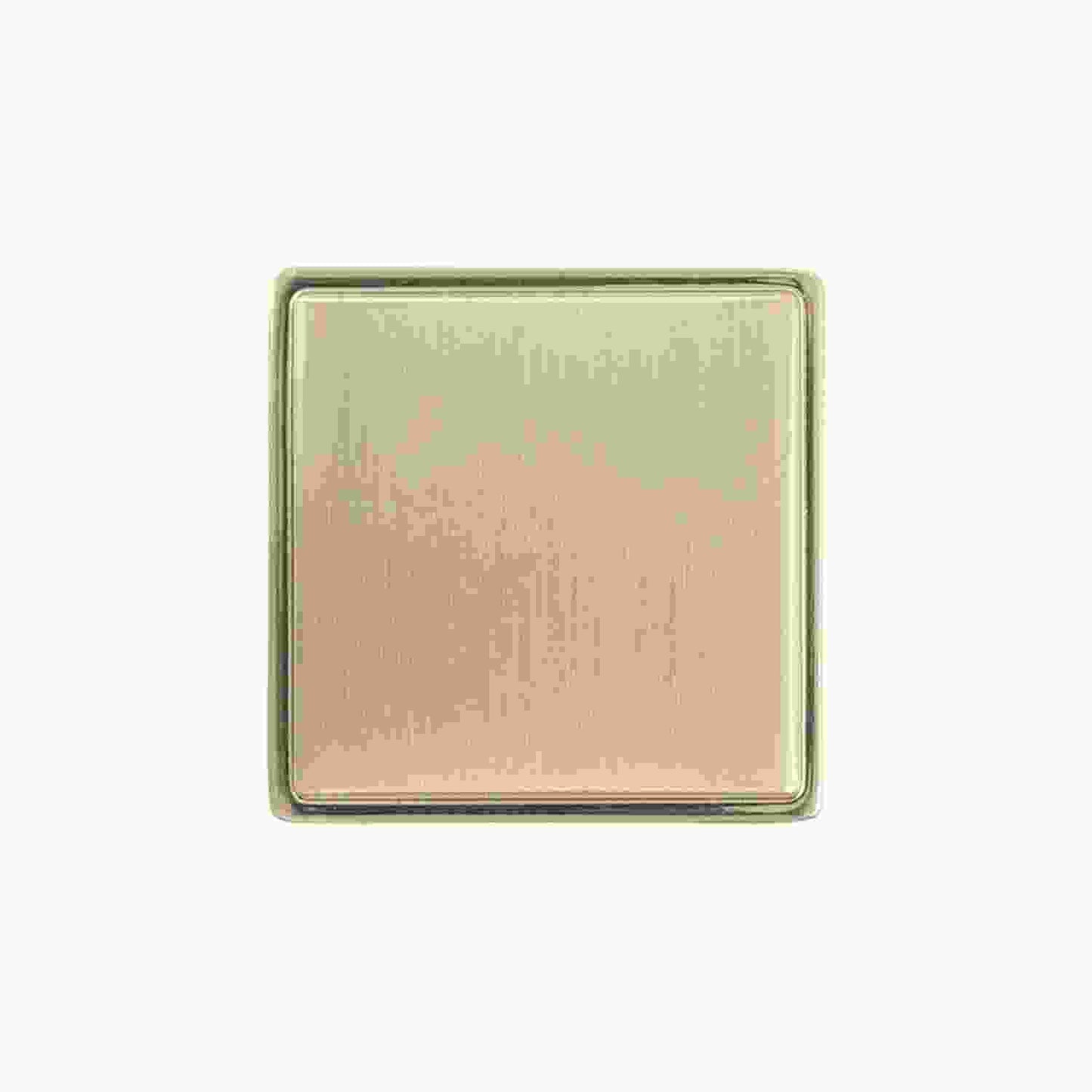 1-3/8 Inch Square Brownstone Square Knob