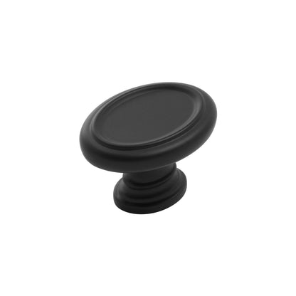 1-1/2 Inch x 1-1/8 Inch Oval Berkshire Oval Knob
