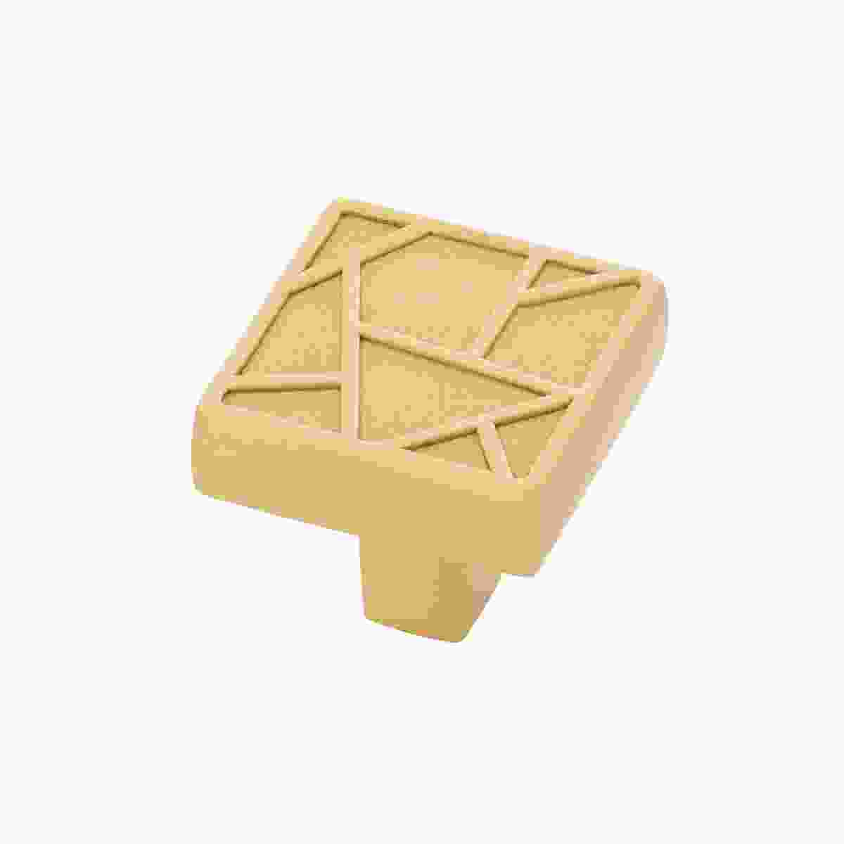 1-3/8 Inch Square Cullet Square Knob