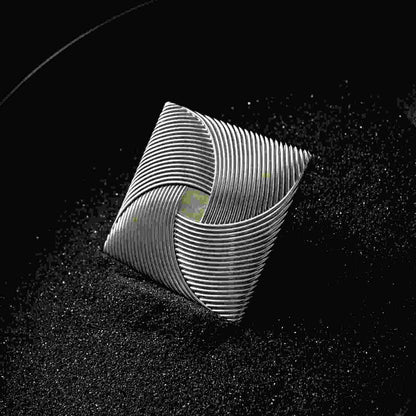 3-1/2 Inch Square Bijou Tempest Square Knob