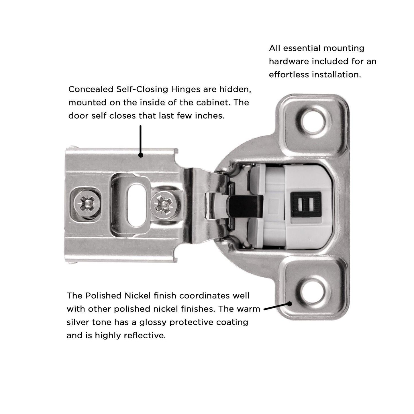 Concealed Self-Closing Hinges