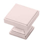 1-3/8 Inch Square Brownstone Square Knob