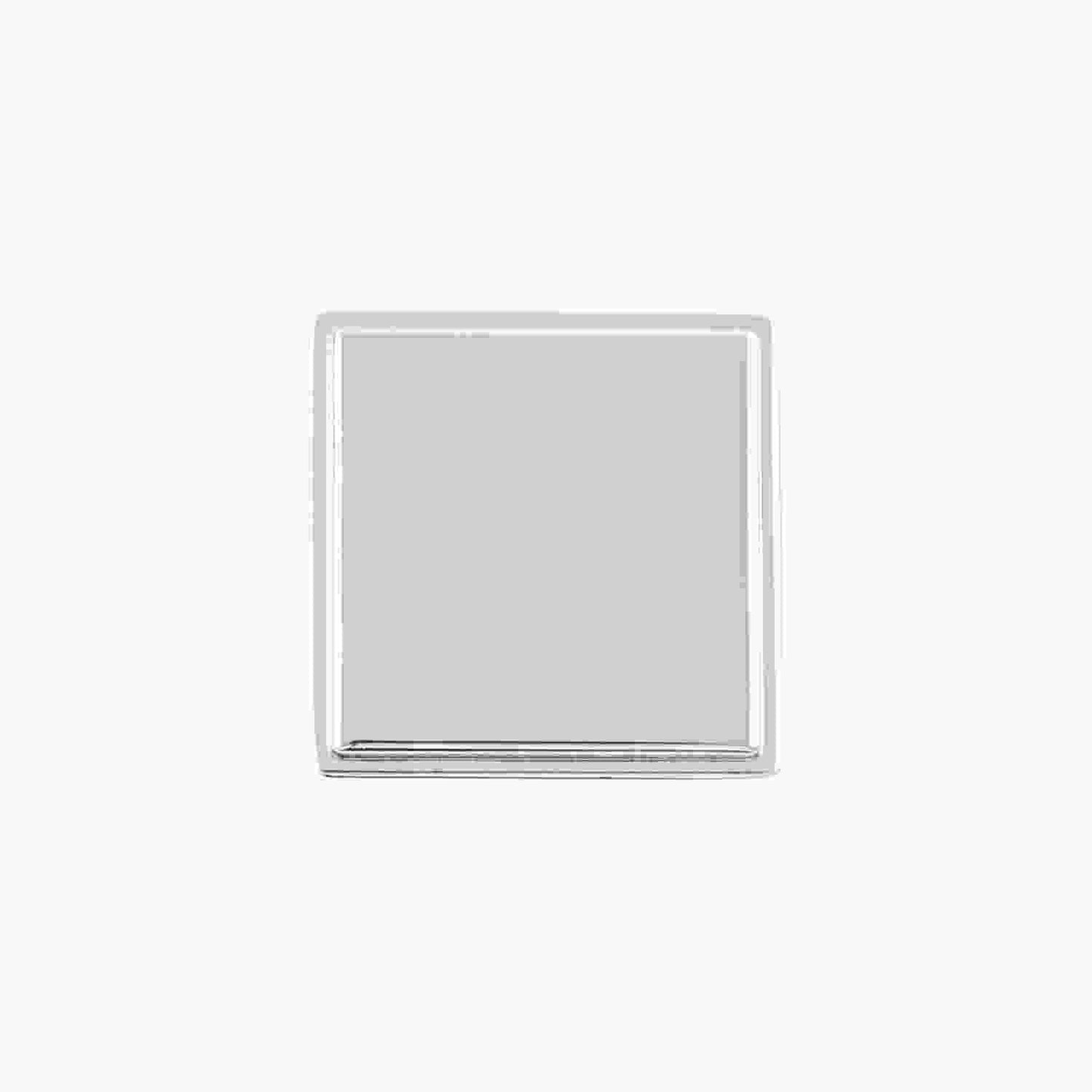 1-1/8 Inch Square Brownstone Square Knob