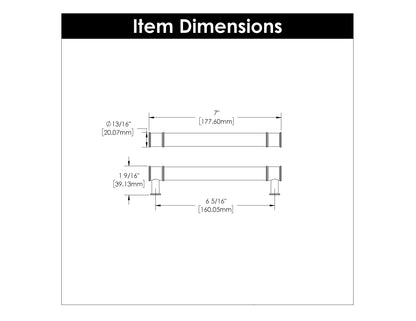 6-5/16 Inch (160mm) Midway Pull