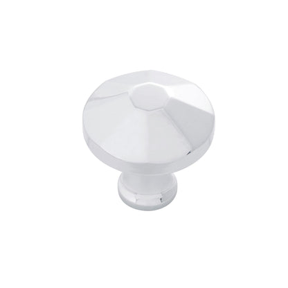 1-3/8 Inch Diameter Facette Round Knob