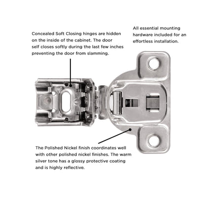Concealed Soft Close Hinges