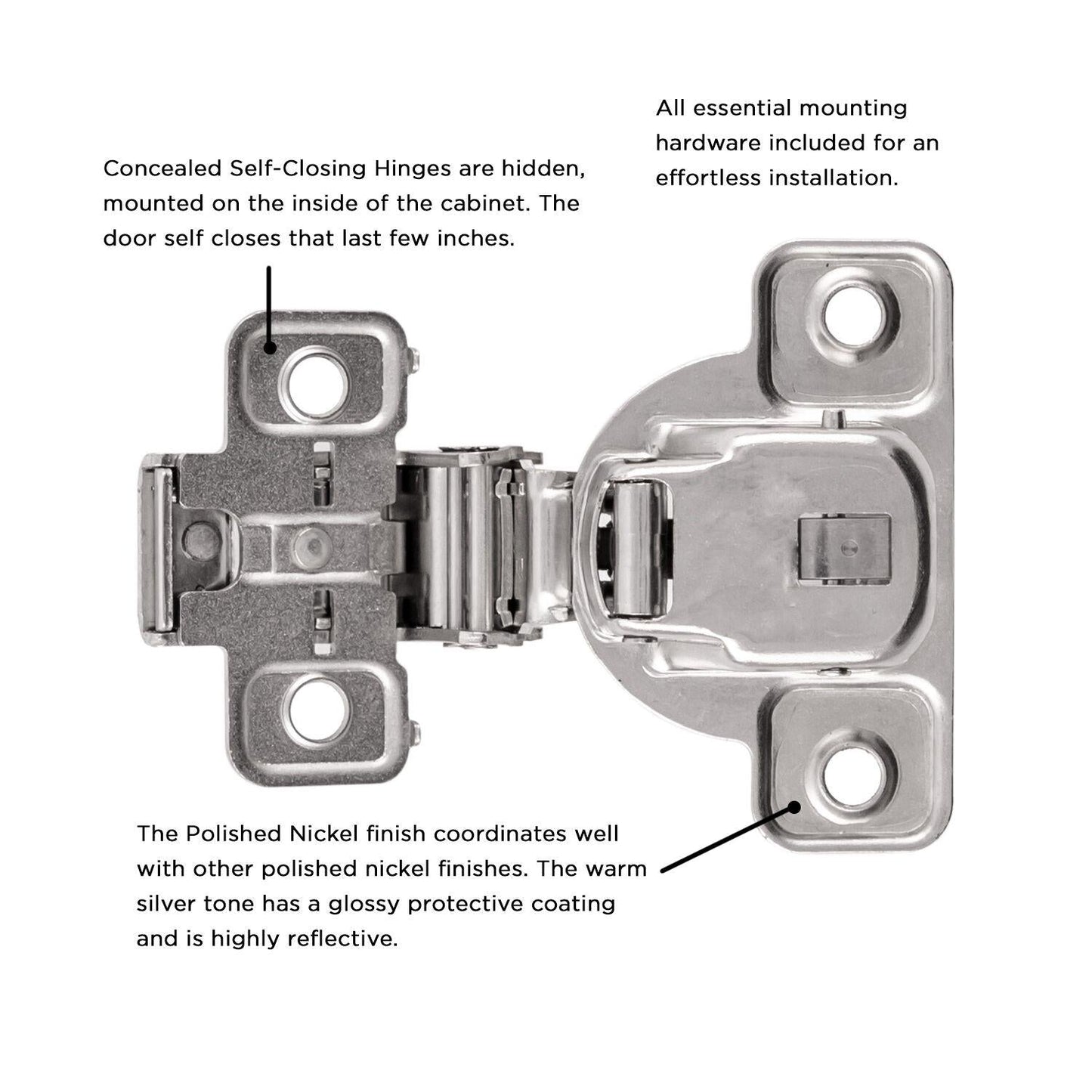 Concealed Self-Closing Hinges