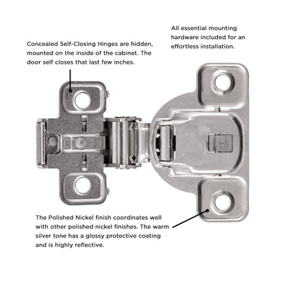Concealed Self-Closing Hinges