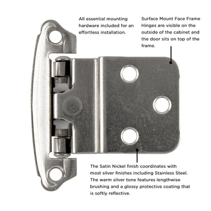 Surface Self-Closing Hinge